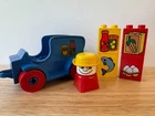 Vintage 1980 Lego Duplo #2623 Delivery Truck Grocery Van Food 100% Complete