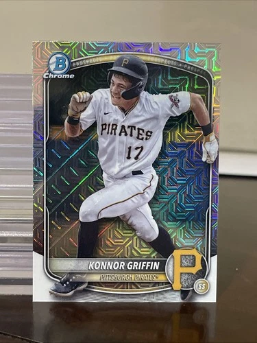 2025 Bowman - Chrome Prospects Konnor Griffin #BCP-86 Mojo Refractor (RC)