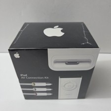 Apple iPod AV Connection Kit MA242LL/C   New and Sealed   Dock Remote RCA Cable