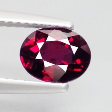 1.72 Cts ASTONISHING OVAL 7 x 5 mm 100 NATURAL TANZANIA PINK RHODOLITE GARNET
