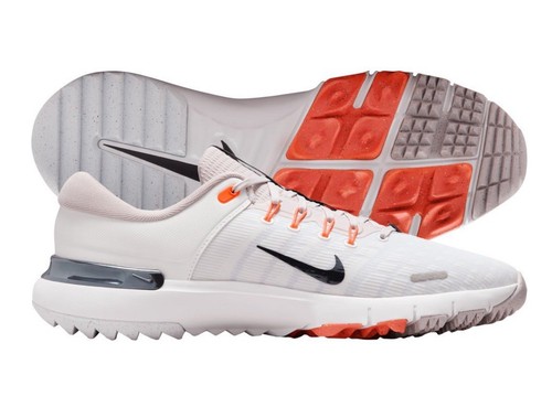 Nike Free NN Golfschuhe - weiß/schwarz/phantom - Größe 9,5