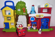 Little People Animal Rescue Playset Sounds Figures, completed set plus extra 
