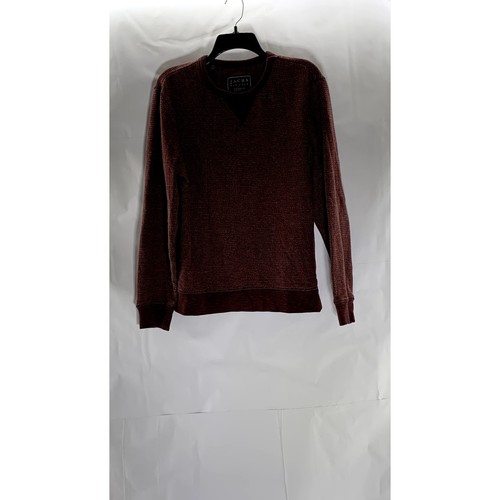JACHS NEW YORK Men's Burgundy Knit Crewneck Regular-Fit Sweater SZ L - Picture 1 of 8