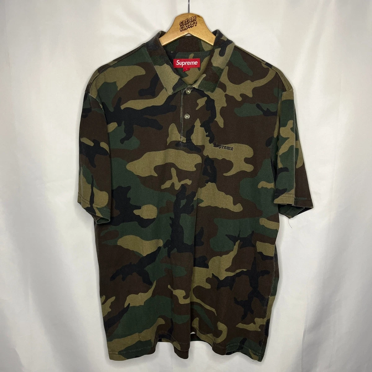 Supreme 迷彩 ポロシャツ Mサイズ 中古・古着通販】Supreme (シュプリーム) 25SS Washed Camo Polo