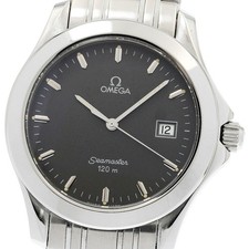 OMEGA Seamaster120m 2511.41 Date gray Dial Quartz Men's Watch_905776