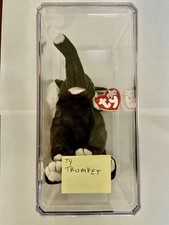 Ty Beanie Babies Trumpet Retired Original Elephant Plush with Tag 2000 Ages 3-7