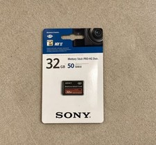Genuine Sony 32GB 32G Memory Stick MS Pro HG Duo HX HD Video PSP Retail 50MB/s