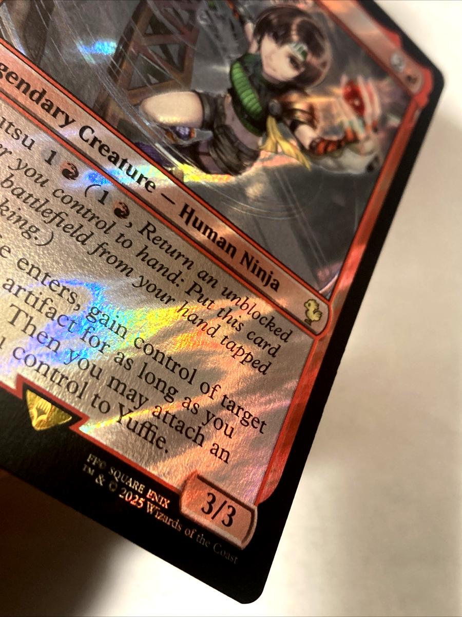 MTG Yuffie, Materia Hunter (Surge Foil) Commander: Final Fantasy