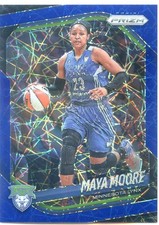 2025 Panini Prizm WNBA MAYA MOORE #135 BLUE VELOCITY PRIZM LYNX