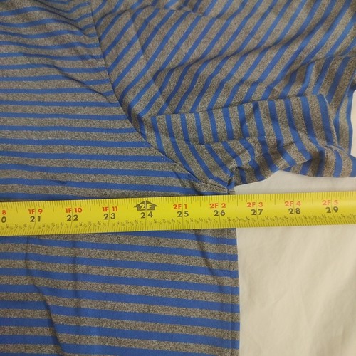 Polo Glacier manica corta a righe blu XXL - Foto 3 di 5