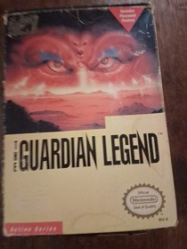 Videojuego The Guardian Legend NES limpio interior probado con caja