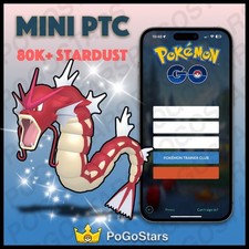Pok mon PTC Go - Shiny Gyarados - 80K Stardust Read Description
