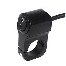 7/8" Motorcycle Handlebar Mount ON-Off Switch DC 12V for Motorbike Fog Lamp