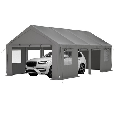 #ad 13#x27;x 25 #x27;heavy duty carport with windows garage with rolling shutter side walls $429.00