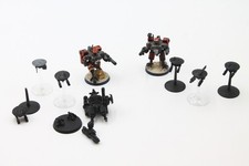 Used Warhammer 40K T'au Empire: XV8 Crisis Battlesuits 3 w/ Drones 