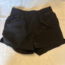 Old Navy Active Running Shorts Girls Size Large 10-12 Black L Go Dry