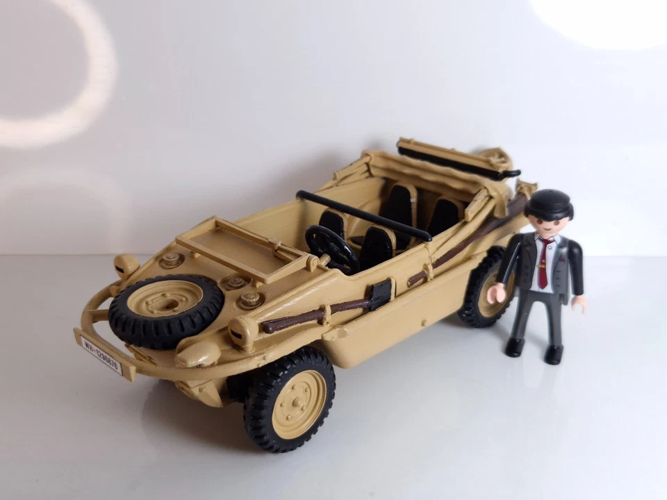 Playmobil Compatible Afrika Korps Schwimmwagen WWII Painted - Imagen 2 de 4