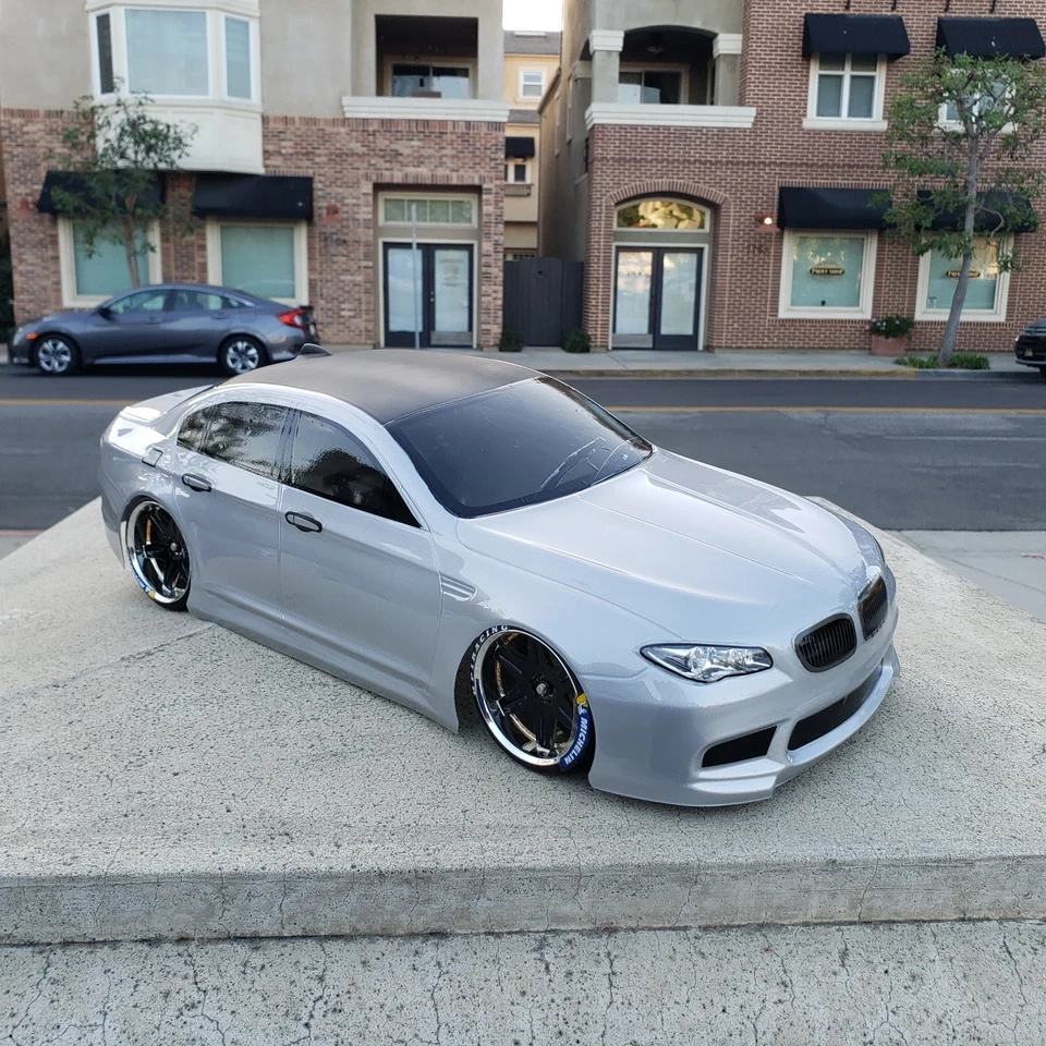200mm 1/10 Custom Paint BMW M5 4Tec2 drift HPI DC10 YD2 MST TT02 Body Only - Image 4 of 4