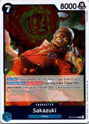Sakazuki OP12-044 R Legacy of the Master Foil Rare