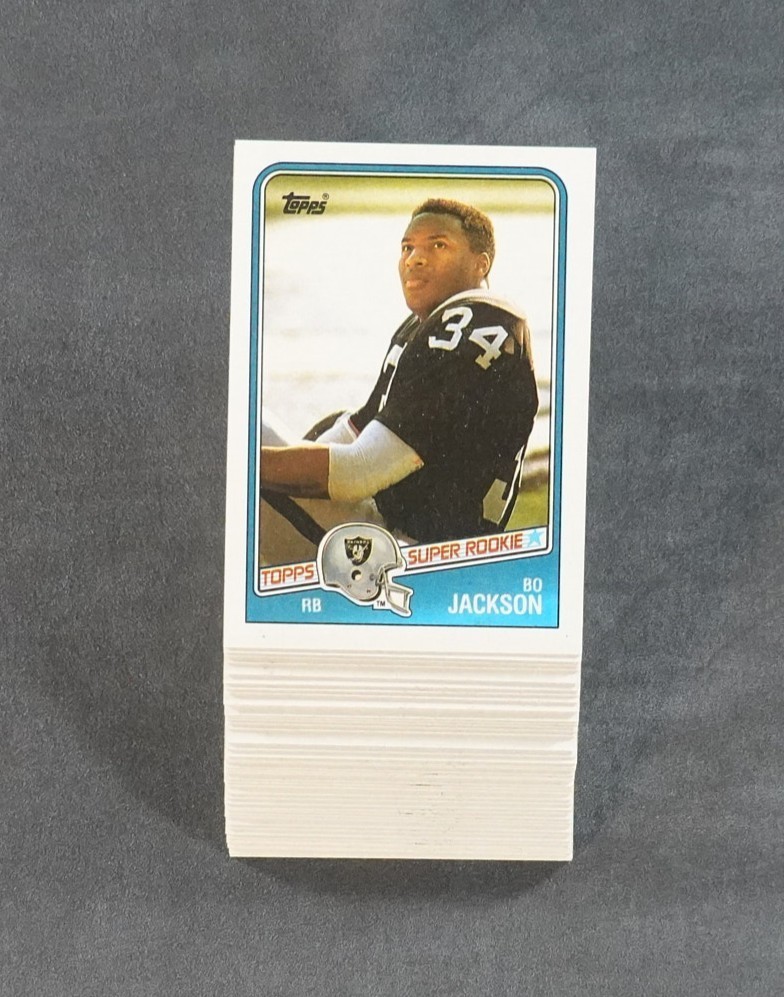 1988 TOPPS #327 BO JACKSON RC LOT OF 50 NMMT