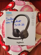 LOGITECH H390 USB Computer Headset - Brand New - Digital Sound Noise Canceling