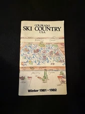 SKI COUNTRY USA 1981-82 Ski Brochure Booklet COLORADO 100 Pages 12 Lost Areas
