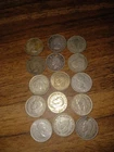 38 Silver Dimes.  15 Canadian. 15 Mercury, And 8 Roosevelt- Various Dates/grades