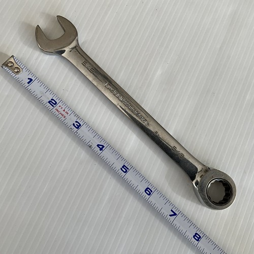 GearWrench 5/8" 12 Point SAE Chrome Reversible Ratcheting Combination Wrench