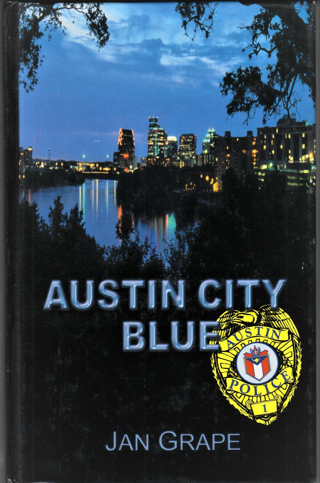 AUSTIN CITY BLUE (2001) Jan Grape SIGNED 1st EDITION Zoe Barrow Mystery ...