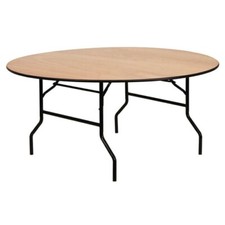 Wooden 5ft 6in Round Banquet