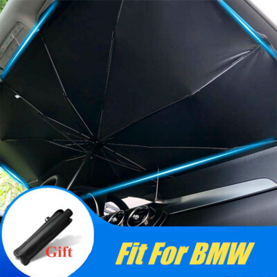For BMW Accessories Car SUV Windshield Umbrella Sun Shade UV Block Shield Cover