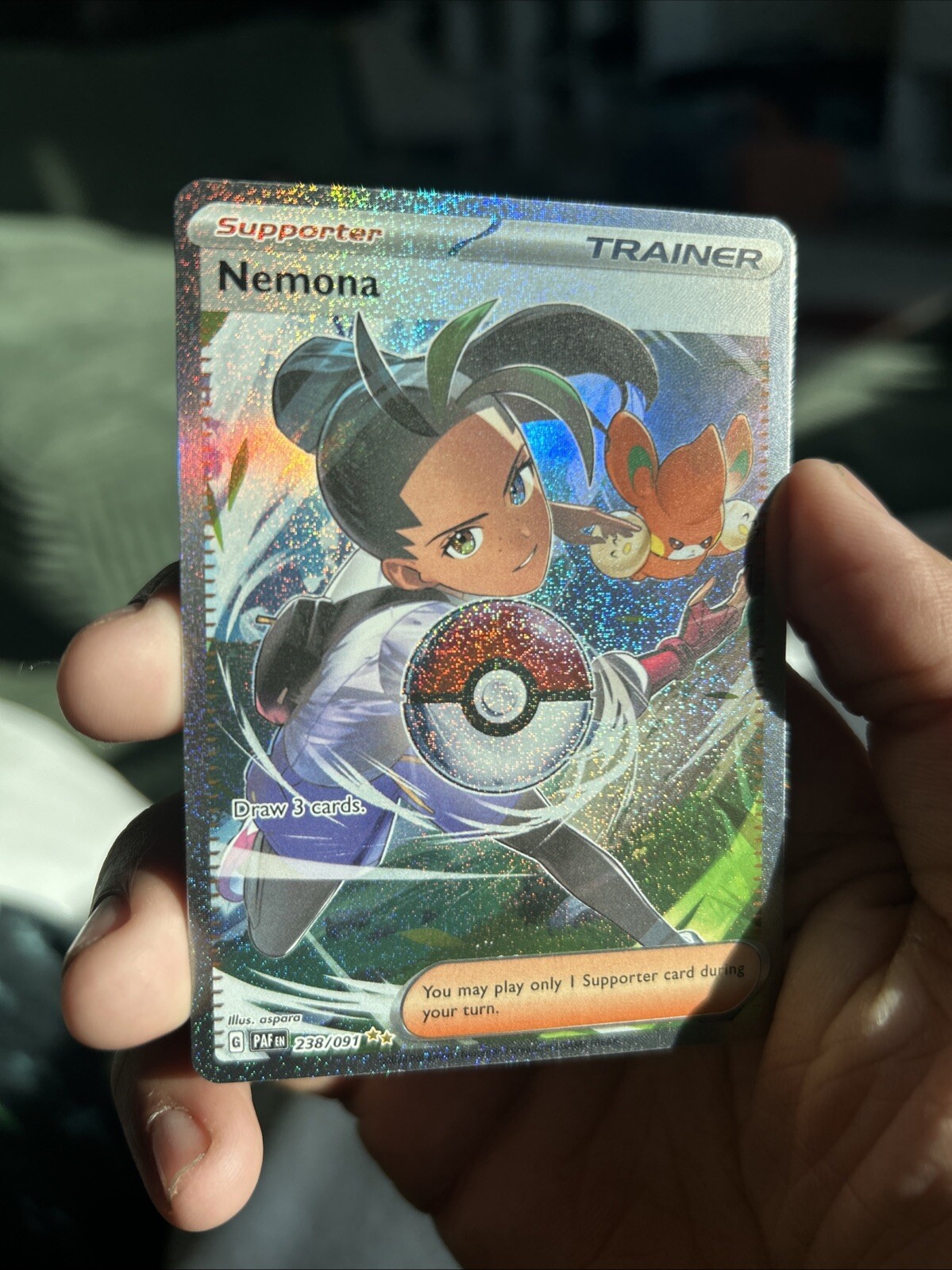 Nemona 238/091 Sv: Paldean Fates Holo