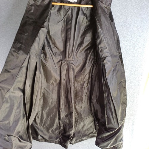 Boo Radley Jacket Womens Size S Black High Sheen Hooded Flared Dress Coat - Picture 10 of 18
