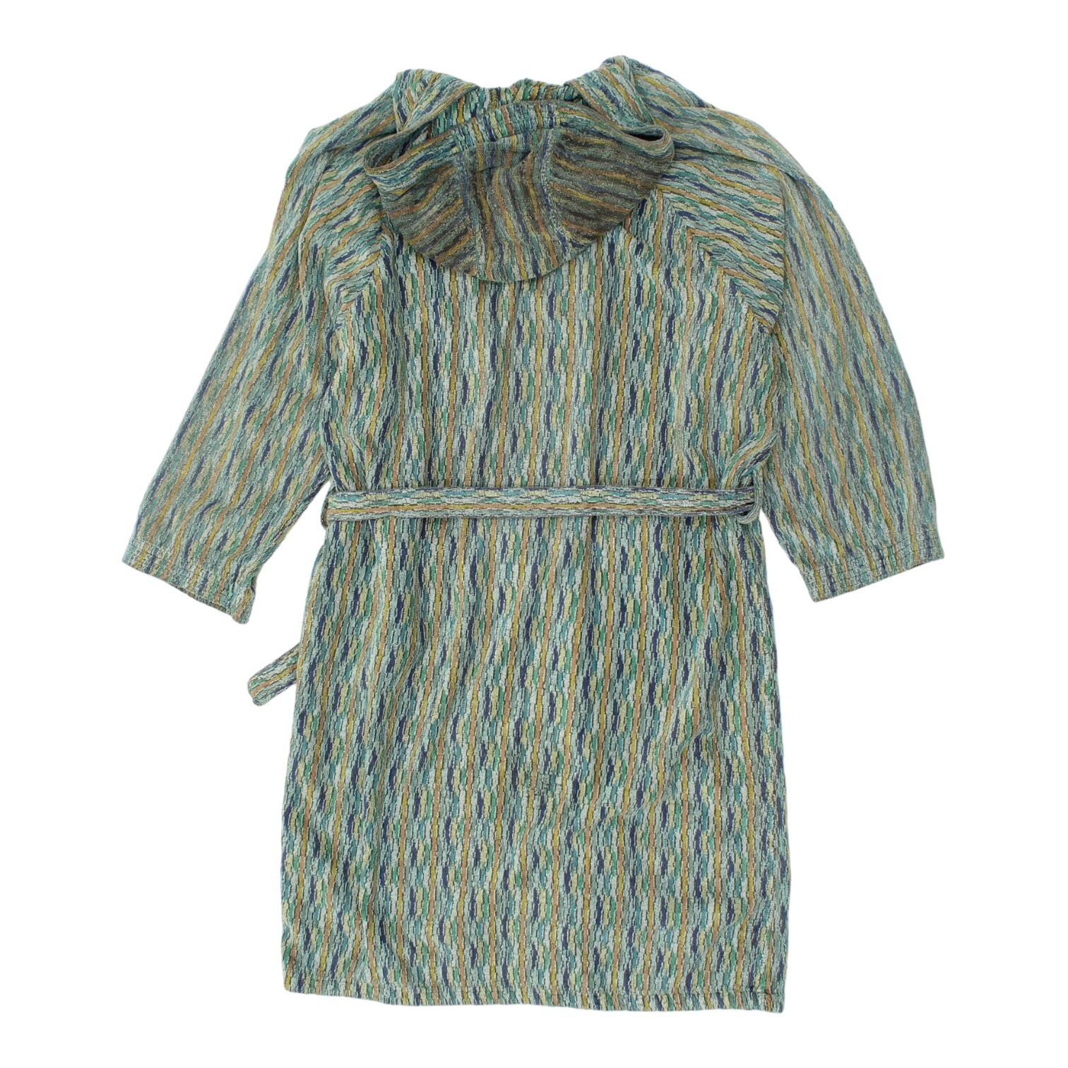 Missoni Mens Colourful Bathrobe Vintage Designer Dressing Gown Night