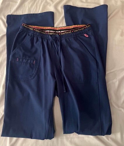 Set Scrub Heart Soul Blu Navy XSmall Top con Fondo XSmall/Alto - Foto 3 di 3