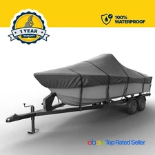 Seal Skin Waterproof Tri-Hull Boat Cover, All-Weather Protection, Snug Fit