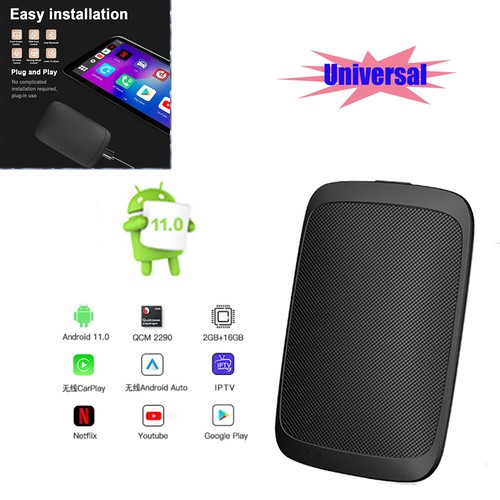 Boîte à dongle adaptateur CarPlay sans fil pour Android/iOS voiture