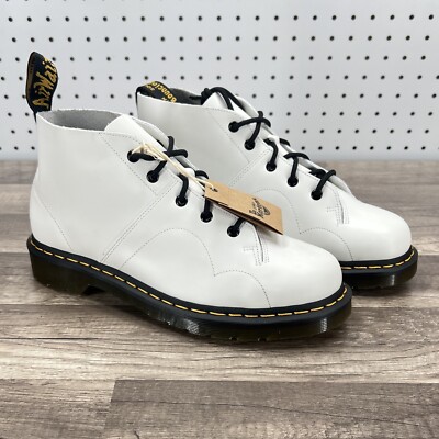 Dr. Martens Church White Smooth Leather Ankle New Boots Size Mens US Size 10 Dr. Martens White Boots for Men for Sale - Shop New & Used  main image 4