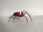 Handmade Hand Painted 4" Red & Blue Radioactive Spider Arachnid Figurine Replica — photo 8