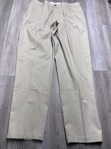Vintage L.L. Bean Khaki Pants Mens Sz 38x34 NWT Classic Fit Preppy Casual Slacks - 第 1/13 張圖片