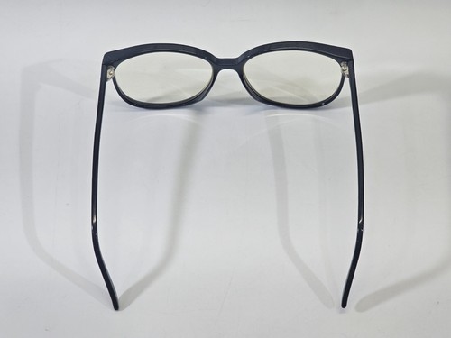 ALK VINTAGE Liz Claiborne LC No. 12 Navy Blue Oversized Plastic Frames Glasses - Picture 9 of 9