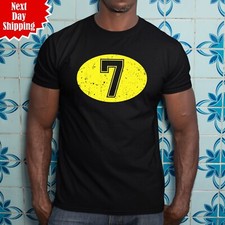 Barry Sheene Number 7 T-Shirt Printed Motogp Motorbike Racing Legend Men Tee Top