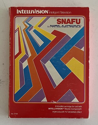 Mattel Electronics - Snafu Game w/ Box Case & Manual