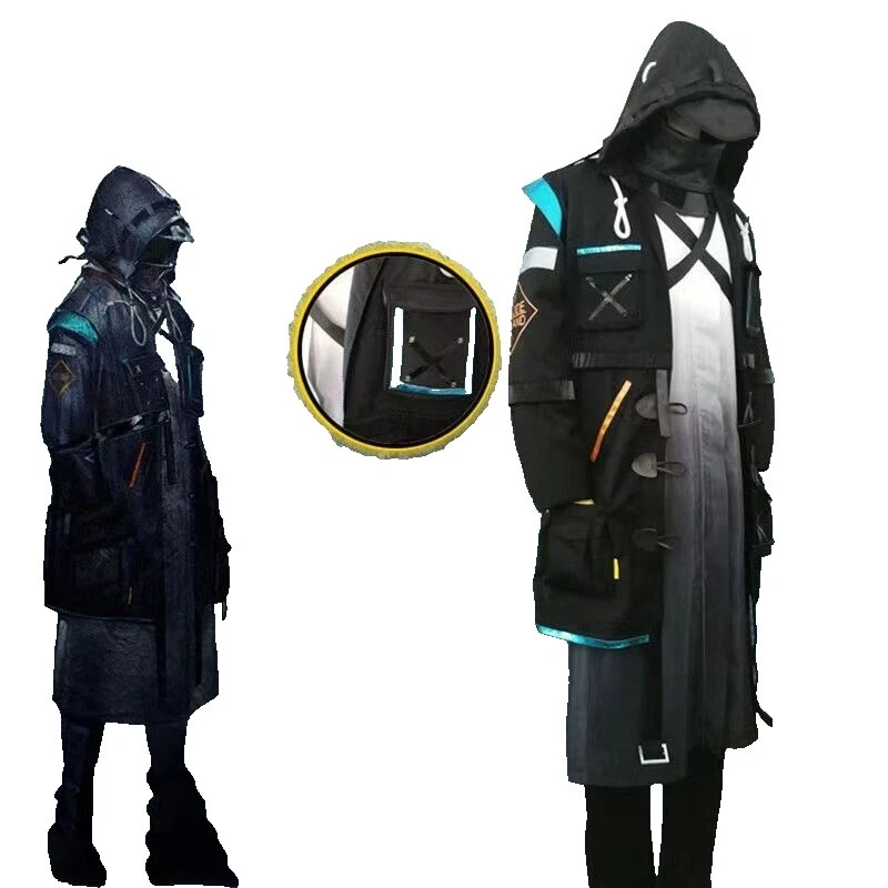 Acrílico Negro Traje completo de Disfraces Unisex