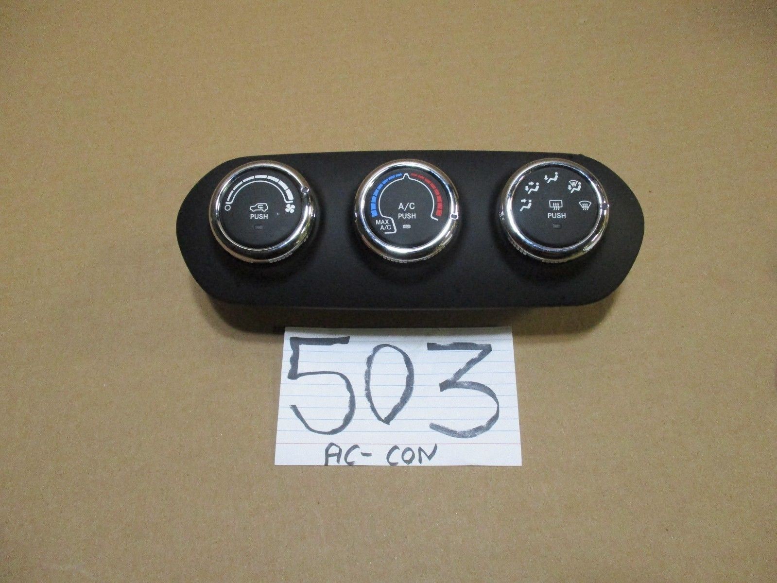 2015 2016 Jeep Renegade AC and Heater Control Used Stock #503-AC 