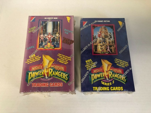 1994 Mighty Morphin Power Rangers Trading Cards Series 2 For Sale 