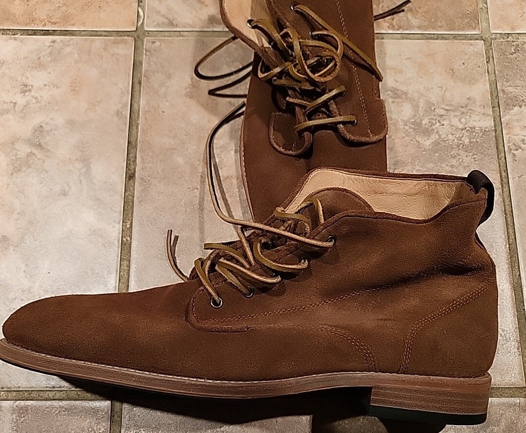Men WARFIELD & GRAND Suede Ankle Boots SIZE 11.5 NWOB | eBay display picture 1