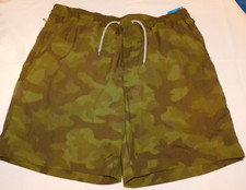 Columbia Sportswear Company Men's Summerdry Swim Shorts Size XL Camo Green NWT