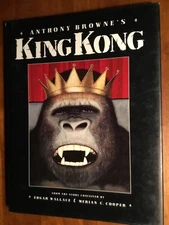 Fine 1994 Hardcover DJ First Edition King Kong Ape Anthony Browne Edgar Wallace
