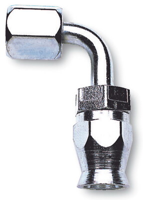 Russell 620421 PowerFlex 90 deg Power Steering Hose End Endura -06AN